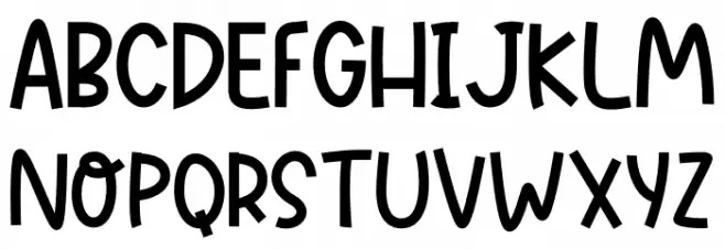 Baby Bloom - Personal Use Font UPPERCASE
