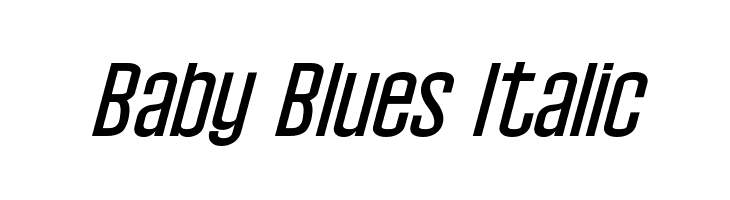 Baby Blues Italic  フリーフォントのダウンロード