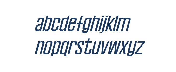 Baby Blues Italic Lowercase