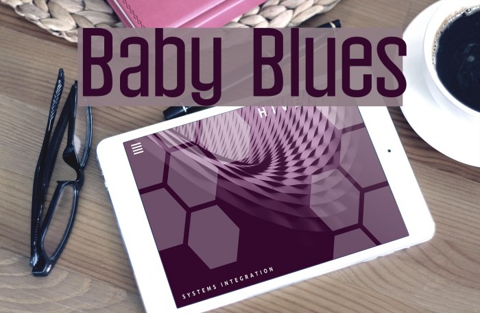 Baby Blues Font examples