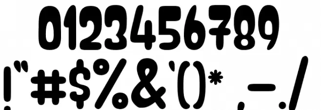 Baby Boo Font OTHER CHARS