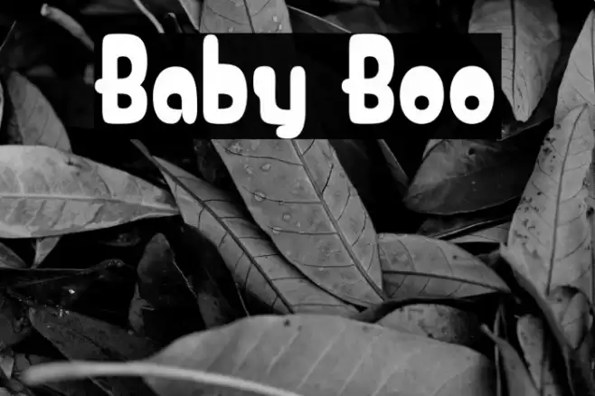 Baby Boo Font examples