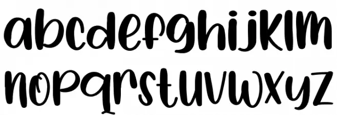 Baby Boss फ़ॉन्ट लोअरकेस