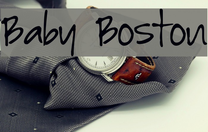 Baby Boston Font examples