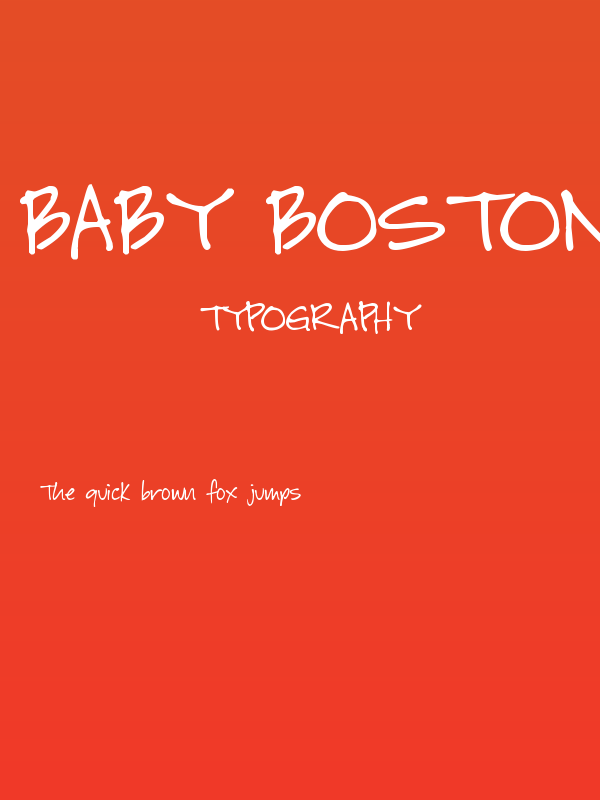 Baby Boston Poster