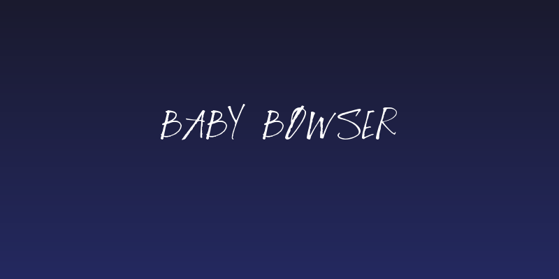 Baby Bowser Social Header