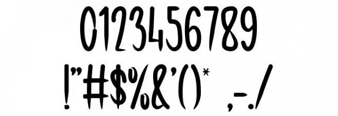 Baby Boy Font OTHER CHARS