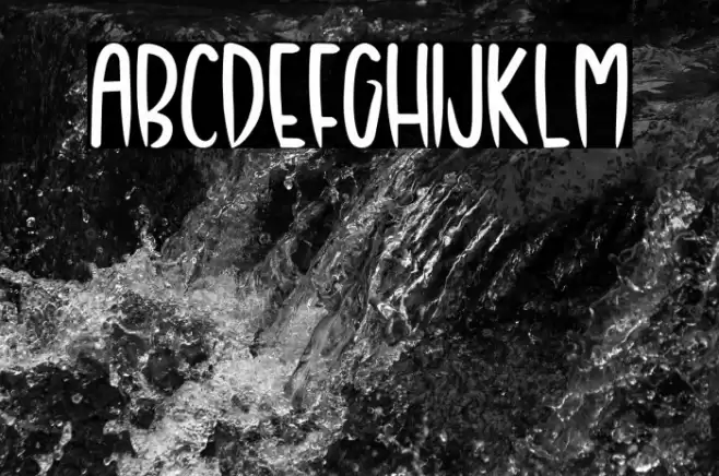 Baby Boy Font examples