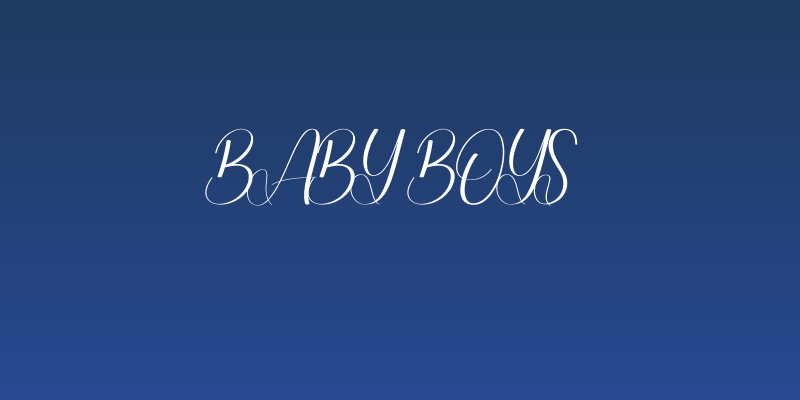 Baby Boys Social Header