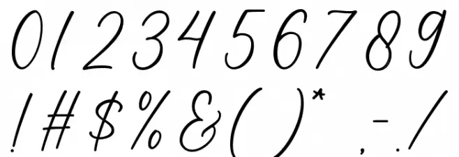 Baby Breath Font OTHER CHARS