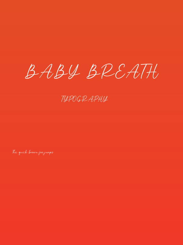 Baby Breath Poster