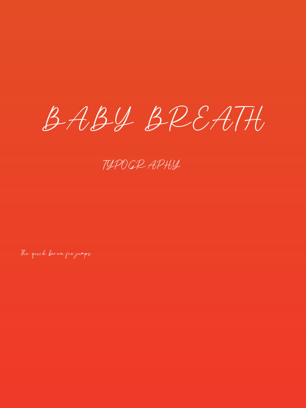 Baby Breath Poster