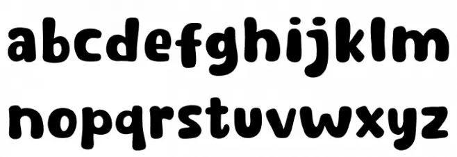 Baby Bumi Caratteri MINUSCOLO