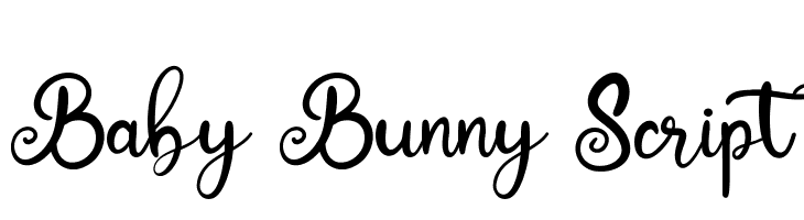 Baby Bunny Script  font caratteri gratis