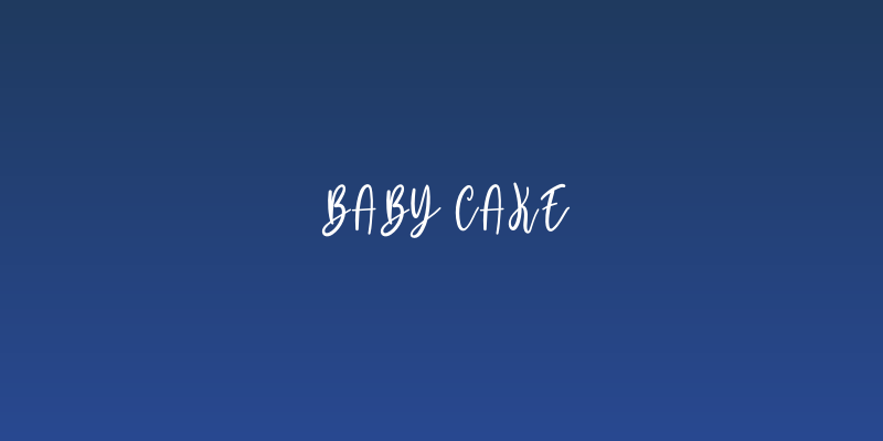 Baby Cake Social Header