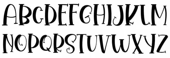 Baby Camila Font UPPERCASE