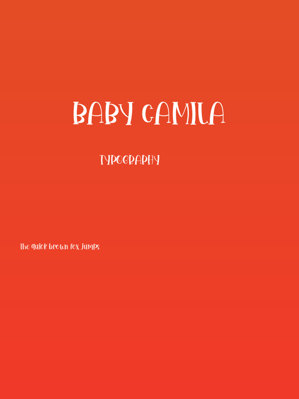 Baby Camila Poster