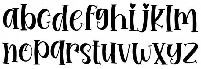 Baby Camila Font LOWERCASE