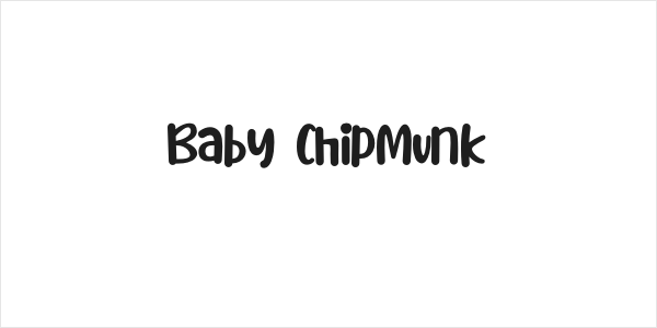 Baby Chipmunk Logo