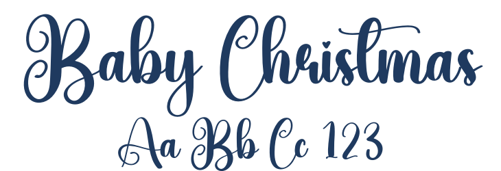 Baby Christmas Font Preview