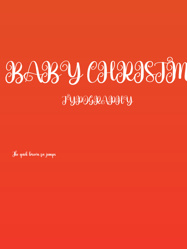 Baby Christmas Poster