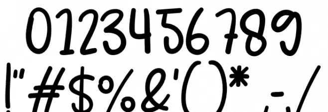 Baby Chubby 字体 其它煤焦