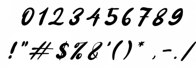 Baby Coffee Italic Font OTHER CHARS