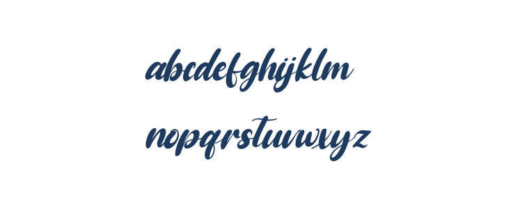 Baby Coffee Italic Lowercase