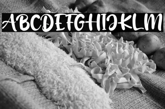 Baby Coffee Font examples