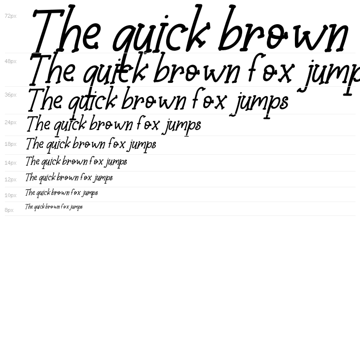 Baby Crab Italic Waterfall