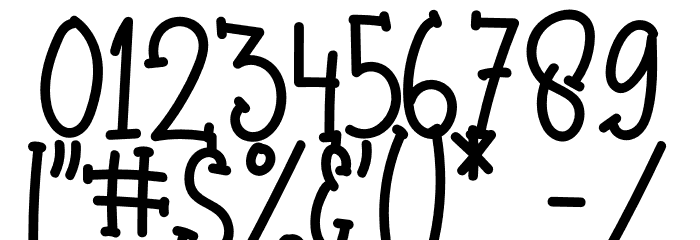 Baby Crab Font OTHER CHARS