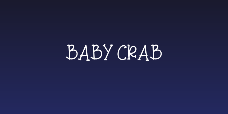 Baby Crab Social Header