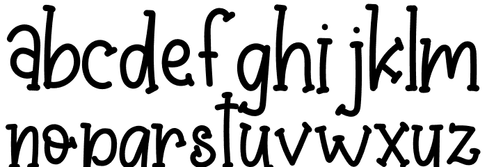 Baby Crab Font LOWERCASE