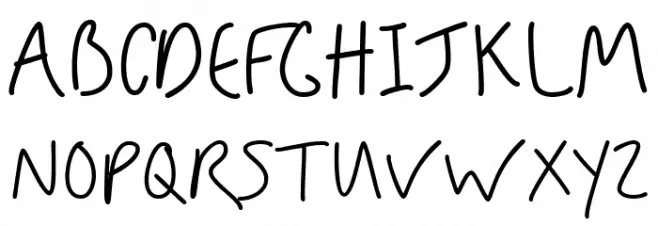 Baby Cucumber Font Litere mari