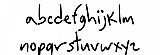 Baby Cucumber Caratteri MINUSCOLO