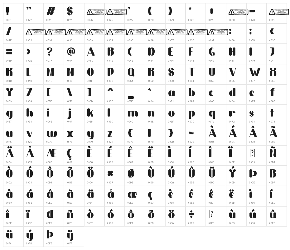 Baby Cute Character Map
