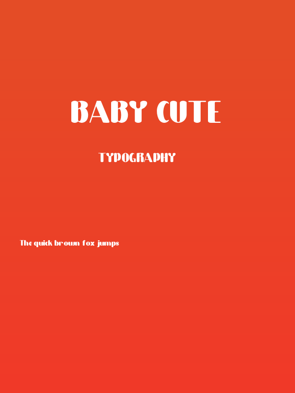 Baby Cute Poster