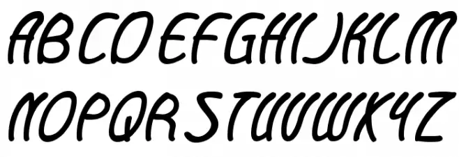 Baby Cuttie Schriftart Groß