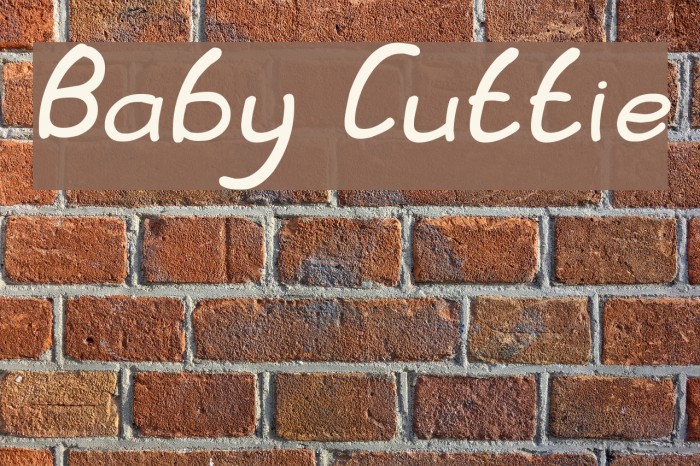 Baby Cuttie Font examples