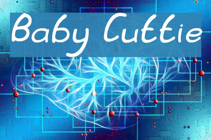 Baby Cuttie Font examples