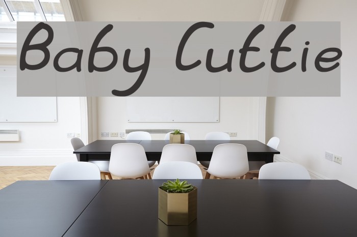 Baby Cuttie Font examples