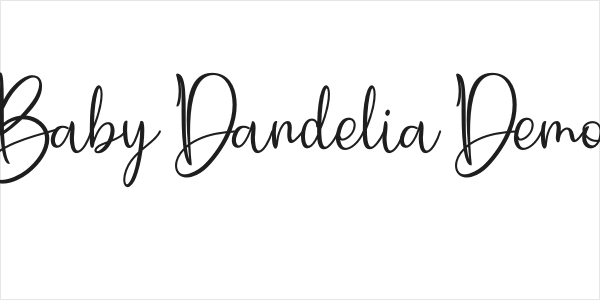 Baby Dandelia Demo Logo