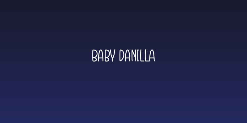 Baby Danilla Social Header