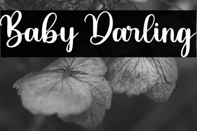 Baby Darling Font examples