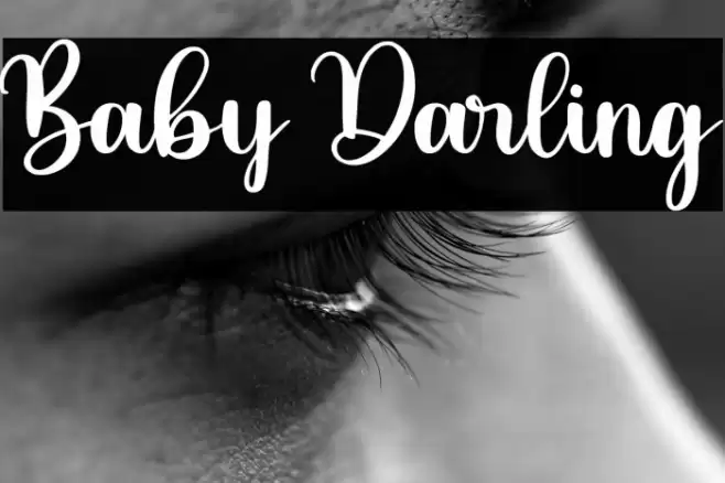 Baby Darling Font examples