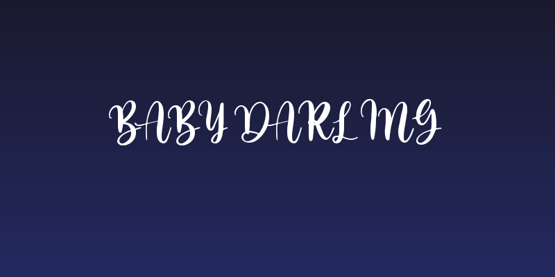 Baby Darling Social Header