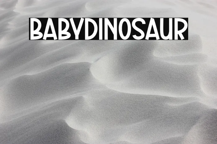 Baby Dinosaur Example 2