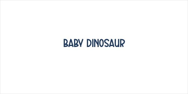 Baby Dinosaur Logo