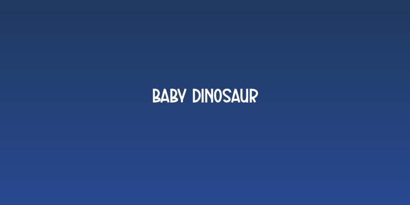 Baby Dinosaur Social Header