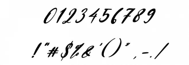 Baby Doll Italic Font OTHER CHARS